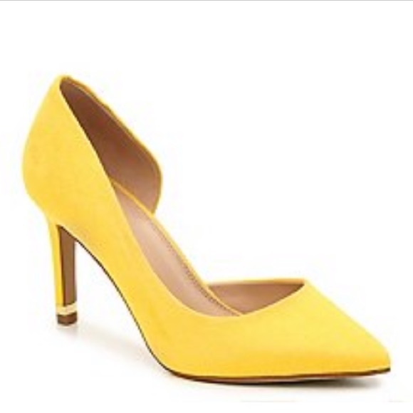 Kelly & Katie Shoes - New Yellow Kelly and Katie Heels Size 8